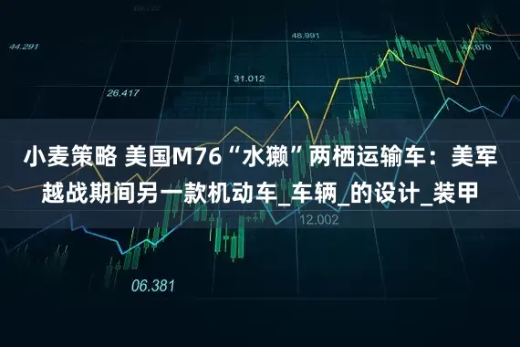 小麦策略 美国M76“水獭”两栖运输车：美军越战期间另一款机动车_车辆_的设计_装甲